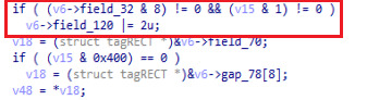 Pseudo code of write operation